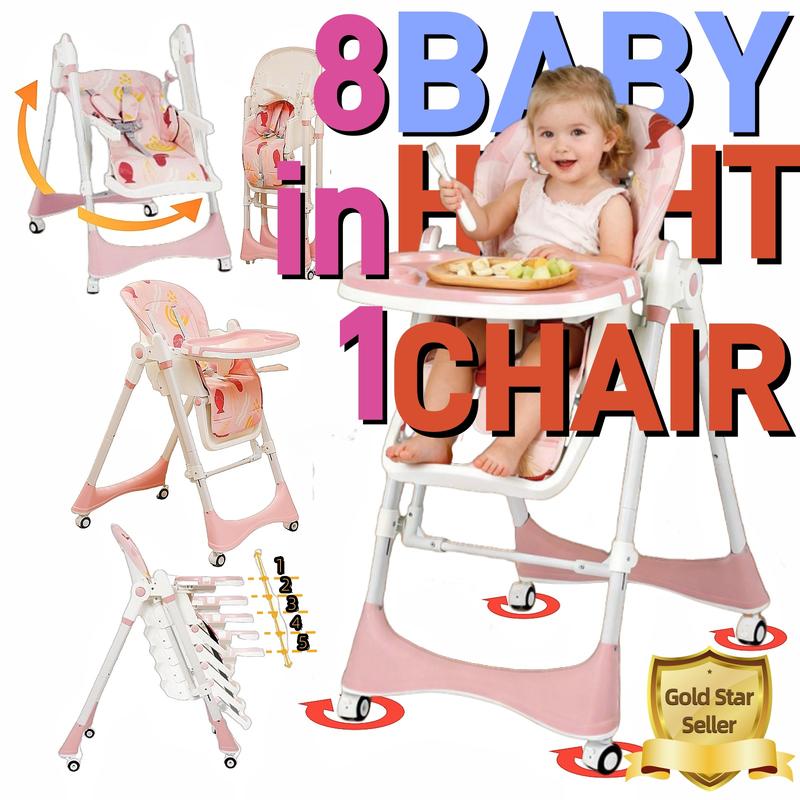 5-in-1 Baby High Chair & Rocking Chair Combo