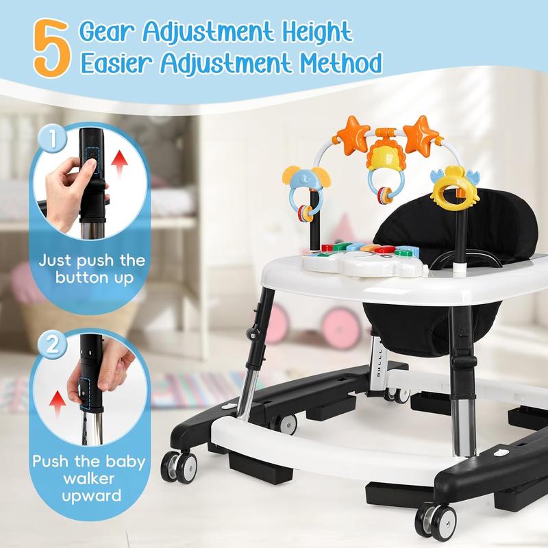 5-in-1 Baby Walker for Boys and Girls