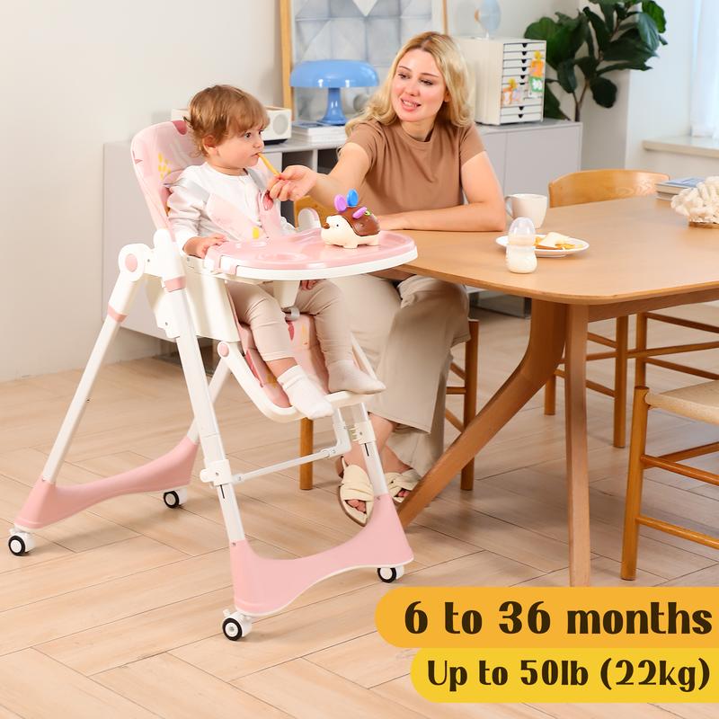 5-in-1 Baby High Chair & Rocking Chair Combo