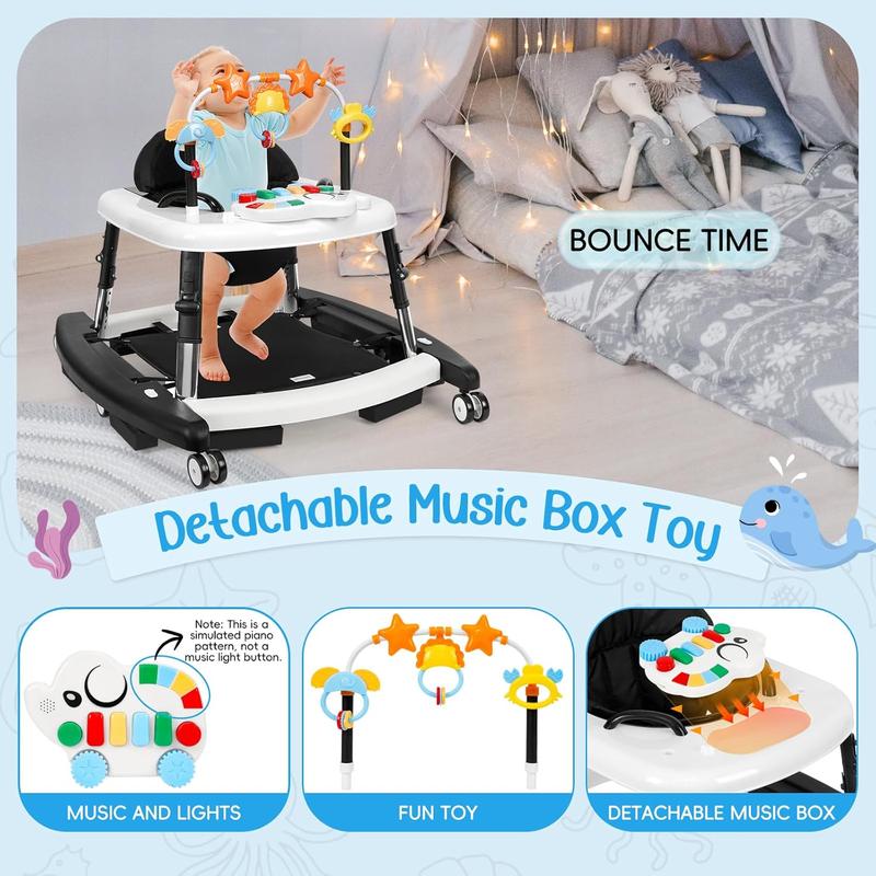 5-in-1 Baby Walker for Boys and Girls